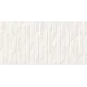 Sobre décor relief blanc